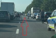 Staționare în coloană în caz de accident - centura de vest Ploiești