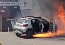 Incendiu Dacia Spring
