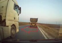 Captură cameră de bord - șofer agresiv